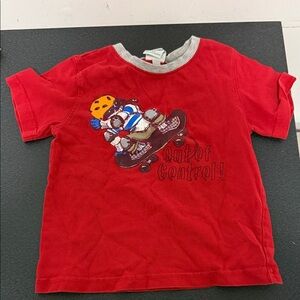 Circo Red Kids Tee with Skateboard Bear Graphic 90’s vintage